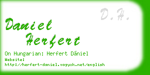 daniel herfert business card