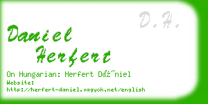 daniel herfert business card